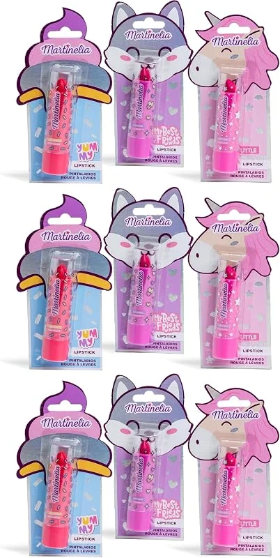 MARTINELIA - Rouge à Lèvres Pour Enfant – Maquillage Enfant Aromatisé - Non Toxique – Modèle