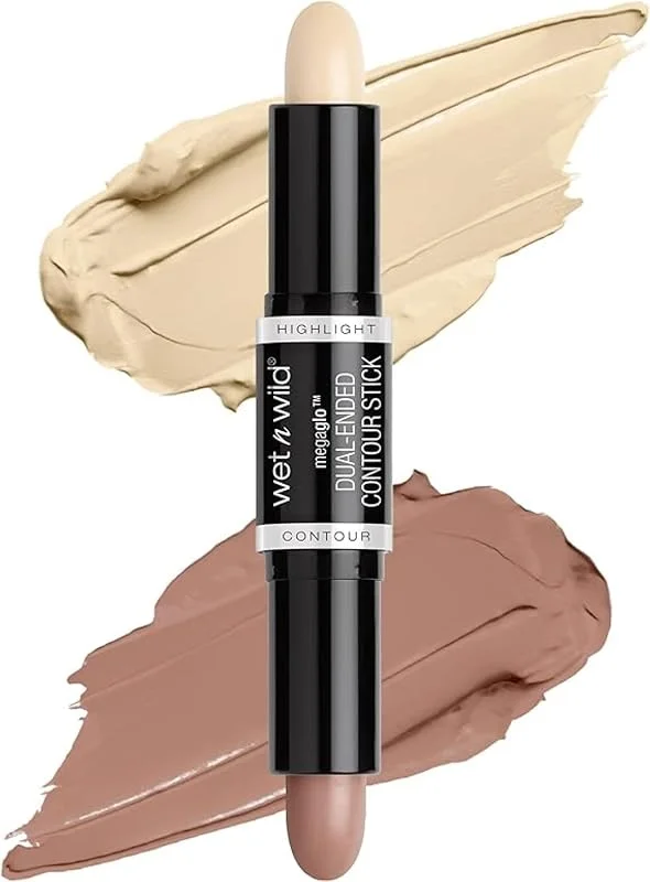 Wet n Wild MegaGlo Dual-Ended Contour Stick, Light, Medium — Maquillage