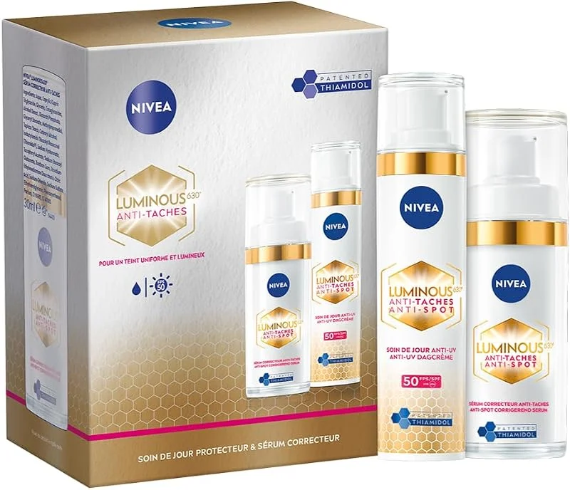 NIVEA Coffret Soins de Jour et Sérum Luminous 630, 2 produits — Soin de la peau