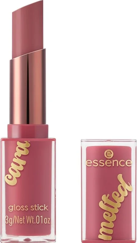 essence caramelted gloss stick, rouge à lèvres, N° 01, pigmenté, 3 g — Maquillage