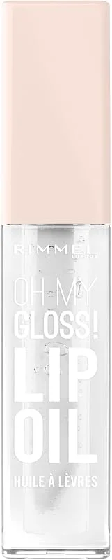 Rimmel Oh My Gloss!, 000 Clear Cloud, Huile à Lèvres, non collante, booster (6 ml) — Maquillage