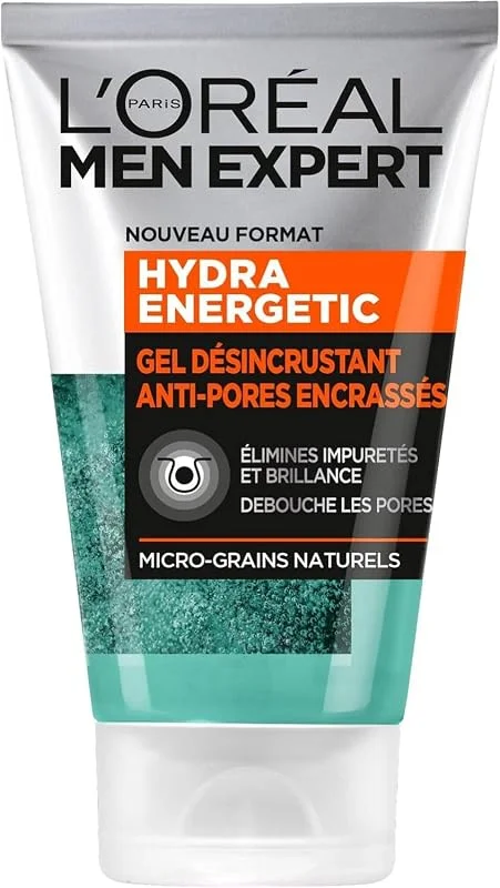 L'Oréal Men Expert Gel Désincrustant Anti-Pores Exfoliant Homme 100ml — Soin de la peau