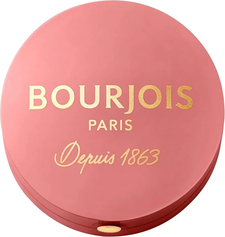 BOURJOIS - Boîte Ronde Blush 74 Rose Ambre - Piceau & Miroir Intégré - Technologie Fard — Maquillage