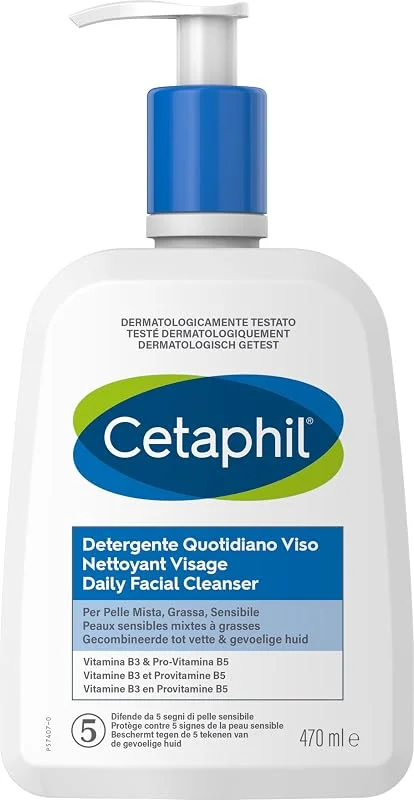 Cetaphil Nettoyant visage quotidien 470 ml — Soin de la peau