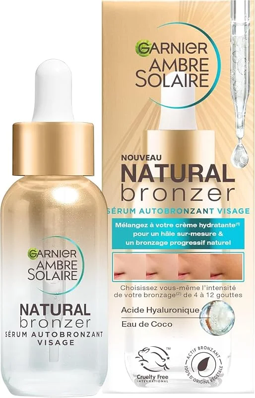 Garnier Ambre Solaire Natural Bronzer Sérum Autobronzant Visage 30ml — Soin de la peau