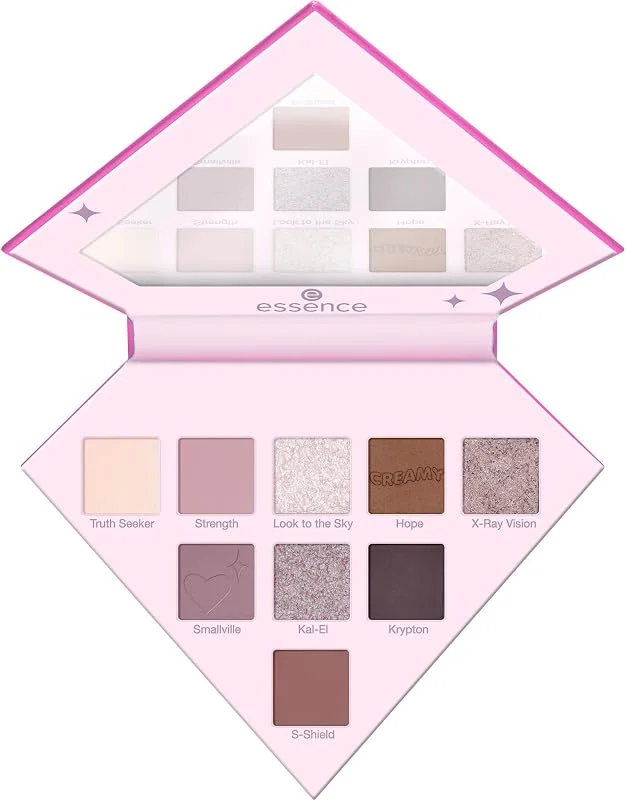 essence Superman eyeshadow palette fards à paupières, longue durée, hautement pigmenté — Maquillage