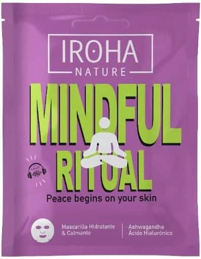 Iroha Nature Mindful Calming Ritual Masque visage avec Ashwagandha et acide — Soin de la peau