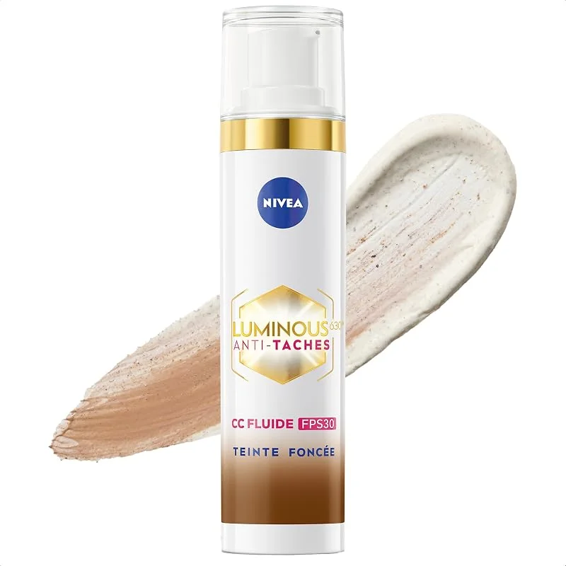 NIVEA CC Crème Anti-Taches Luminous 630, Teinte Foncée, 40 ml — Maquillage