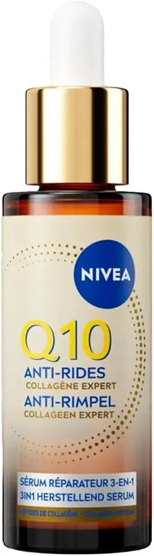 NIVEA Q10 - Sérum Visage Raffermissant Réparateur Collagène Expert, 30 ml — Soin de la peau