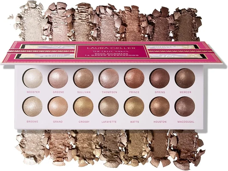 Laura Geller Beauty The Delectables Lot de 14 ombres à paupières cuites multi-finitions — Maquillage