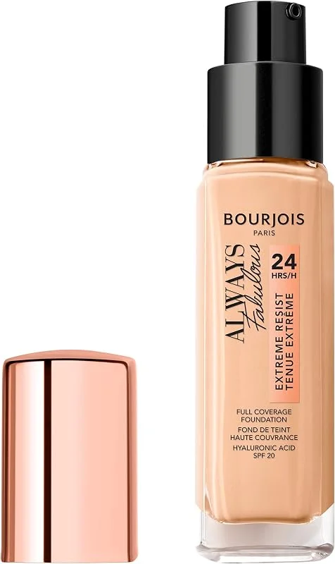BOURJOIS - Fond De Teint Always Fabulous 24h 110 Vanille clair - Fini Semi-Mat - À — Maquillage