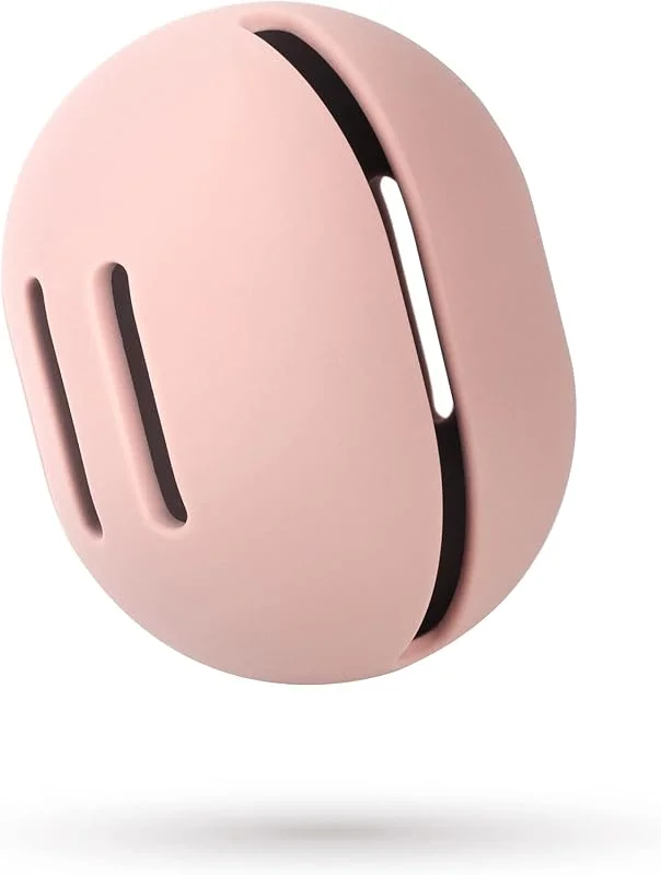 FERYES Porte-éponge de maquillage en silicone incassable et écologique pour voyage - Rose