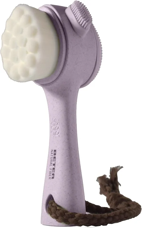Beter - Brosse de nettoyage facial 3 en 1 en fibres naturelles, masse, nettoie et — Soin de la peau