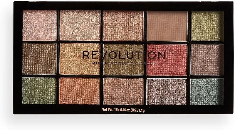 Makeup Revolution, Palette d'ombres à paupières Reloaded, Empire, 15 nuances, 16.5g — Maquillage