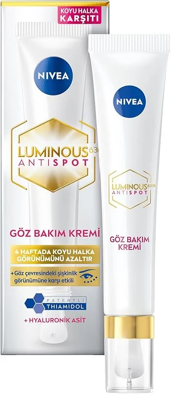 NIVEA LUMINOUS 630 Traitement anti-cernes (15 ml), crème éclaircissante et — Soin de la peau