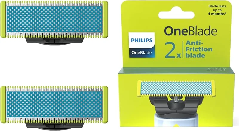 PHILIPS OneBlade Replacement Blades for Face, Body Kit (Pack of 2 — Complements alimentaires