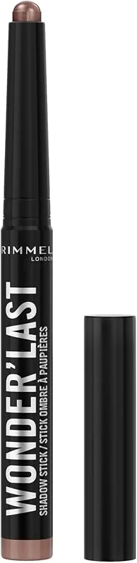 Rimmel London Wonder'Last, 002 Choco Shimmer, Ombretto in stick, Colore vibrante e — Maquillage