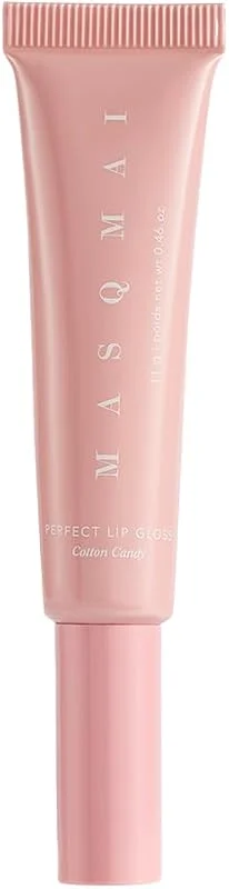 MASQMAI Perfect Lip Gloss, Gloss à lèvres avec peptide volumisant, Barbe à Papa, Ton: — Maquillage