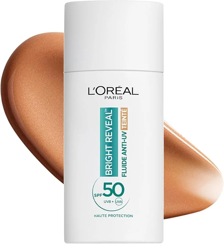 L'Oréal Paris Bright Reveal Fluide Anti-UV SPF50 Teint Unifié Medium 50ml — Maquillage