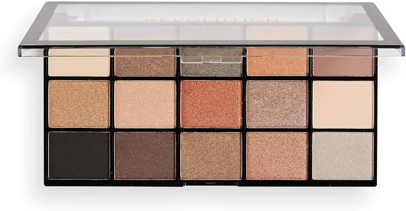 Makeup Revolution, Palette d'ombres à paupières Reloaded, Iconic 2.0, 15 nuances, 16, 5 — Maquillage