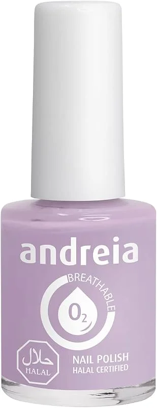 Andreia Vernis Halal - Vernis à Ongles Végétalien Brillant, Perméable & Respirant — Soin de la peau