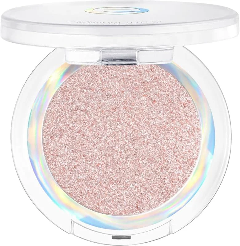 Essence - Fard à Paupières Mono Eyeshadow Glitter - 02 Rosy Sparkle — Maquillage