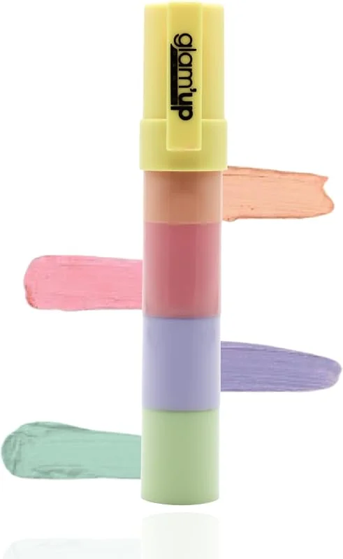 Glam'Up Paris - Correcteur de Teint 4 Couleurs - Anti-Cernes - Neutralise les Rougeurs — Maquillage