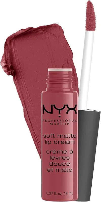 NYX Professional Makeup Rouge à Lèvres Soft Matte Lip Cream, Fini Mat Crémeux, Couleur — Maquillage