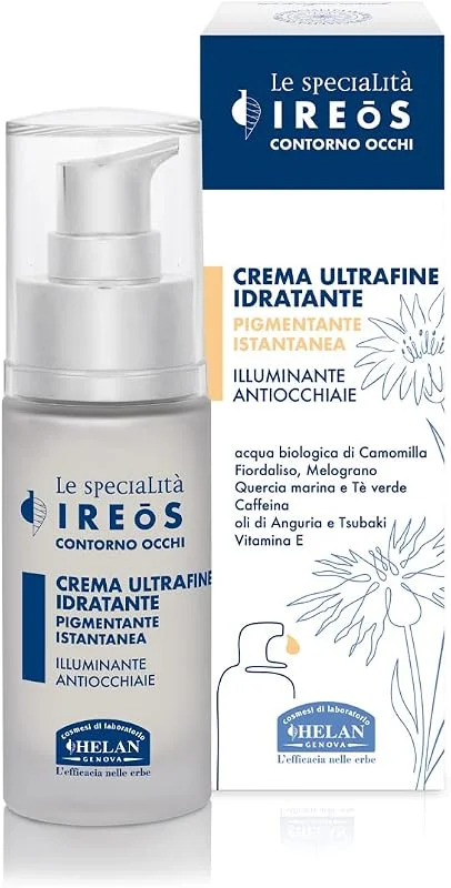 Helan, IREOS, Crème contour des yeux éclaircissante et hydratante, Lissage des — Soin de la peau