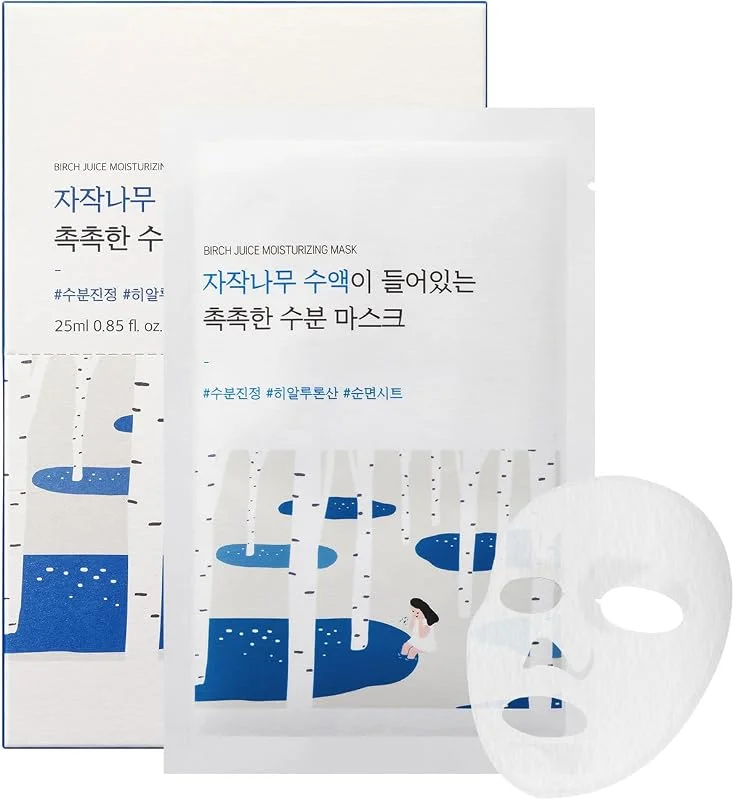 Round Lab Lot de 10 masques hydratants au jus de bouleau 250 ml — Soin de la peau