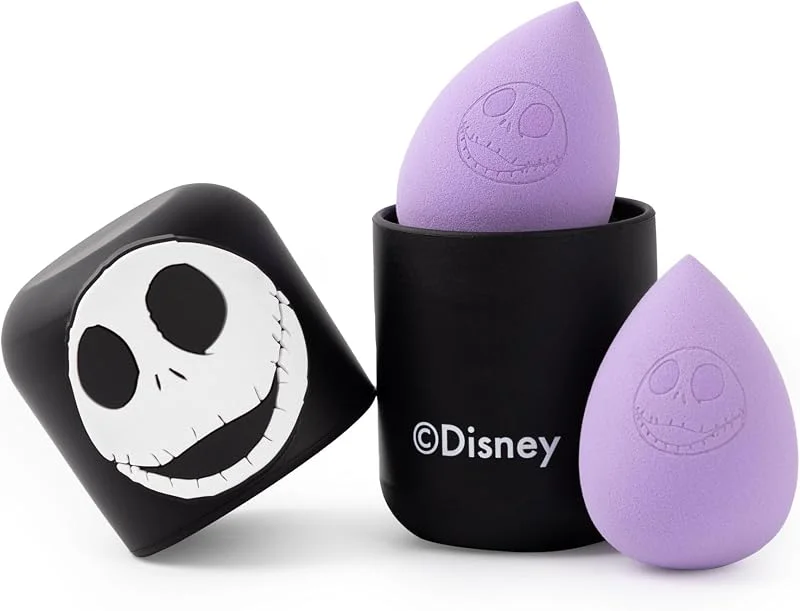Disney L'Étrange Noël de monsieur Jack Ensemble d'éponges de maquillage pour femme, Ensemble